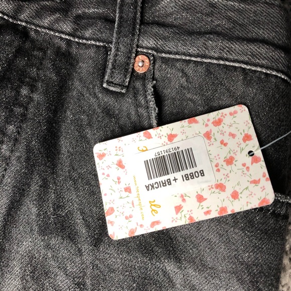 SOLD!! Mini Skirt Denim Distressed Cutoff NWT - Picture 6 of 8